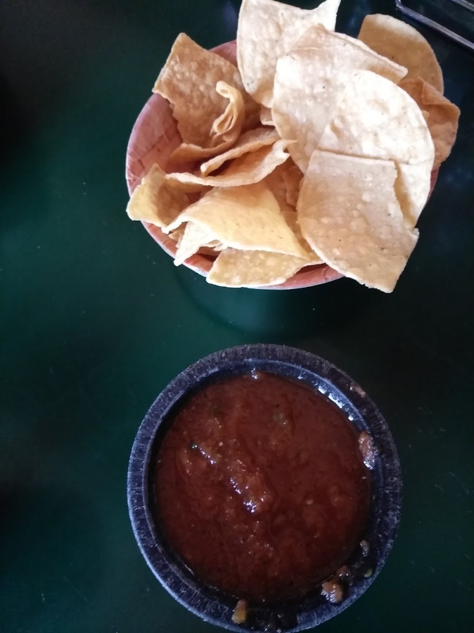 Menu page showing menudo, pozole, and desserts.